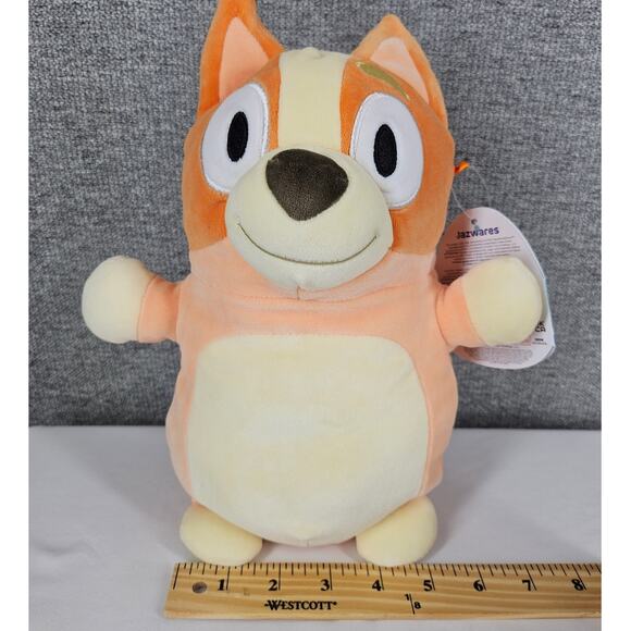SQUISHMALLOWS BLUEY BINGO HUGMEES ULTRA-SOFT PLUSH 10" OFFICIAL JAZWARES - Picture 9 of 9